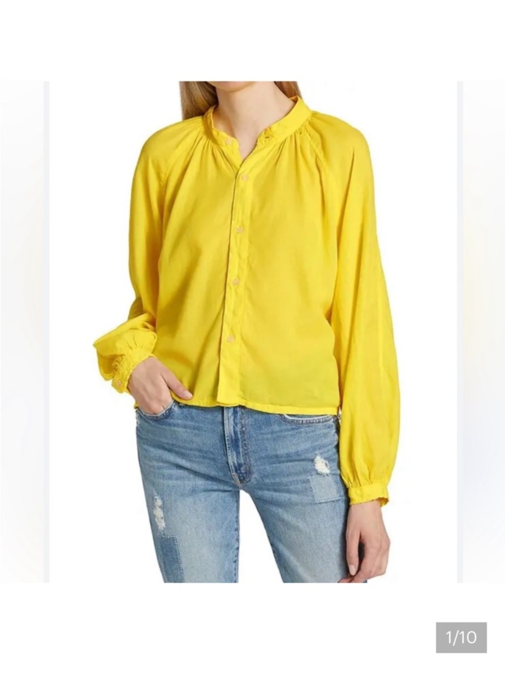 Mother Vibrant Yellow Blouse